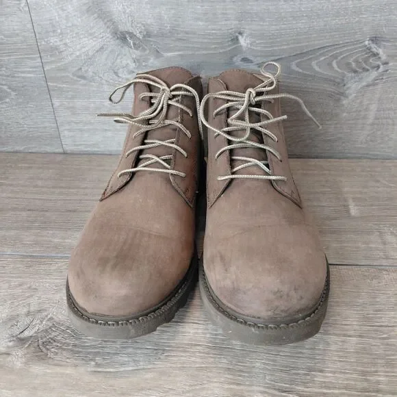 Sorel Madson II Chukka Boots Mens Size 10 Brown Suede Leather Waterproof Lace Up